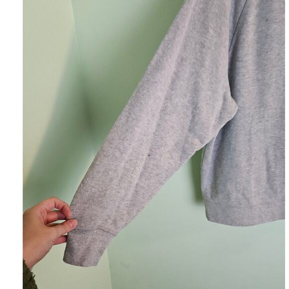 Bandier x Sincerely Jules The Juniper Sweatshirt Vintage Heather Grey Medium - Picture 9 of 15